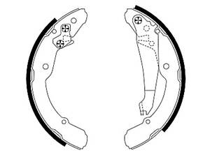 Комплект гальмівних колодок