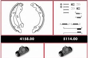 Комплект тормозов, барабанный тормозной механизм Precision Kit для моделей: FIAT (PANDA,500), FORD (KA)