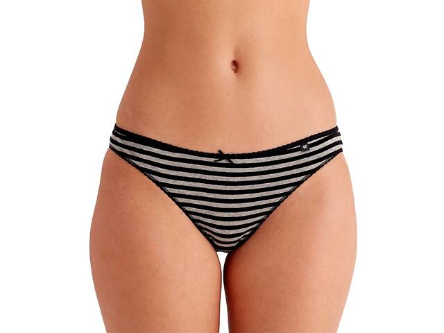 Комплект трусів Pretty Polly Alice ES013C 3PP L Black Stripe (5053014491253) - Фото 3