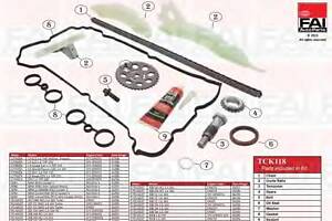 Комплект цепи ГРМ для моделей: CITROËN (C4, C4,C4,C4,C5,C5,DS3), MINI (CLUBMAN,COOPER,CABRIO), PEUGEOT (207,207,308,207