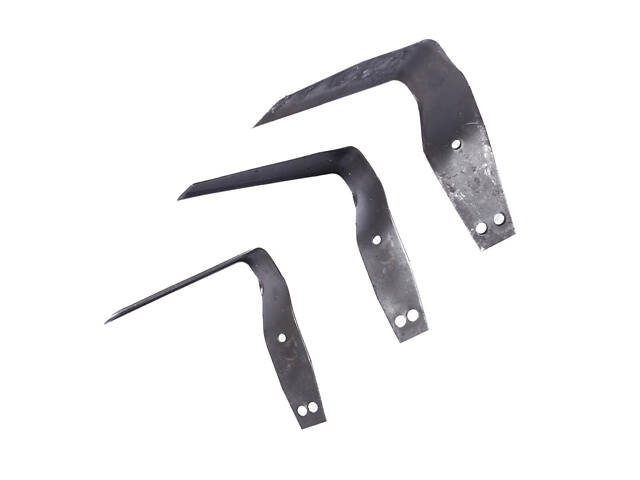 Комплект универсальных плоскорезов Фокина сталь 65Г (набор з трех) с держаками 1.2 м - Фото 2