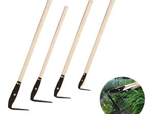 Комплект універсальних плоскорізів Фокіна сталь 65Г (набір з чотирьох) з держаками 1.2 м