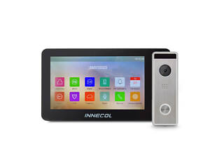Комплект видеодомофона 7' INNECOL NEO HD (Black) + Tantos Triniti HD