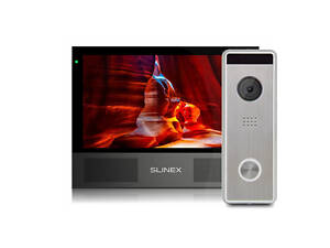Комплект видеодомофона Slinex Sonik 7 Cloud black и Tantos Triniti HD