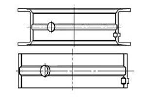 Комплект вкладок коленвала (стандарт)