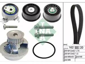 Комплект водяного насоса/зубчастого ременя на 9-3, Astra G, Astra H, Corsa C, Lacetti, Meriva, Nubira, Signum, Tigra,...