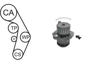 Комплект водяного насоса/зубчастого ременя на A2, A3, Alhambra, Altea, Altea XL, Arosa, Caddy, Cordoba, Fabia, Fox, G...