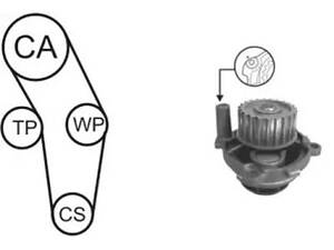 Комплект водяного насоса/зубчастого ременя на A3, A4, Altea, Altea XL, Bora, Caddy, Cordoba, Golf, Jetta, Leon, New B...