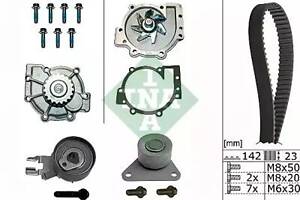 Комплект водяного насоса / зубчатого ремня на C30, C70, Focus, Kuga, Mondeo, S-MAX, S40, S60, S70, S80, V40, V50, V60...