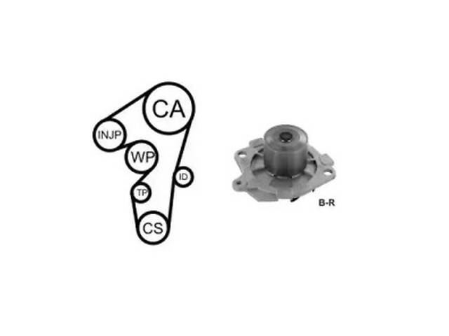 Комплект водяного насоса / зубчатого ремня