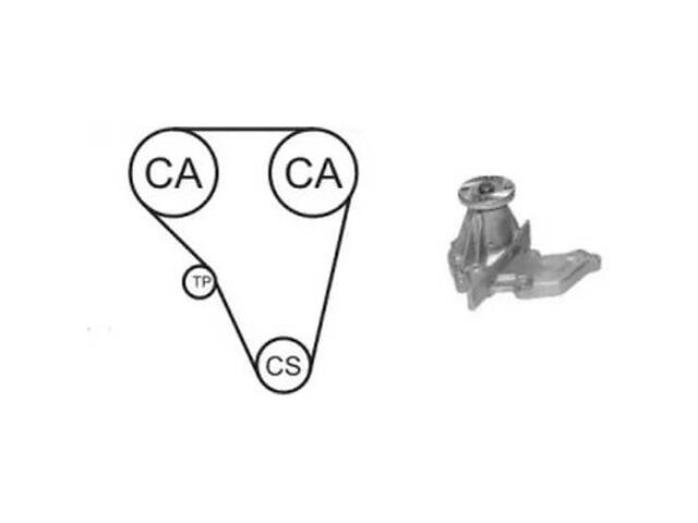 Комплект водяного насоса/зубчастого ременя