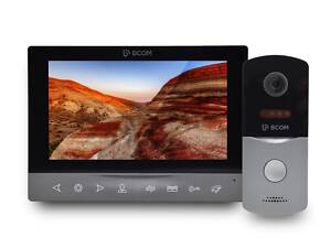 Комплект відеодомофона BCOM BD-790FHD/T Kit: відеодомофон 7' з підтримкою Tuya Smart та відеопанель.