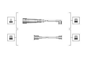 Комплект високовольтних проводів запалювання