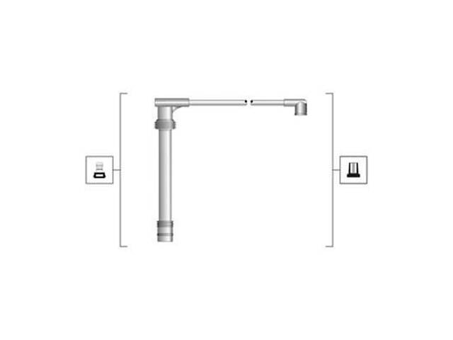 Комплект високовольтних проводів запалювання - Фото 1