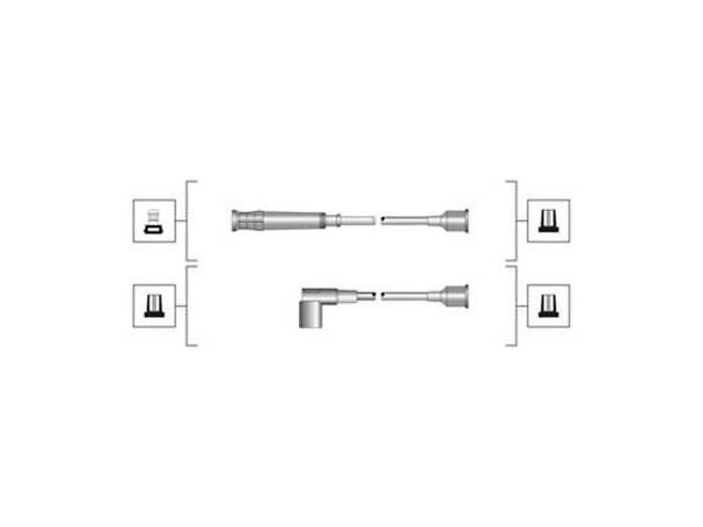 Комплект високовольтних проводів запалювання - Фото 1