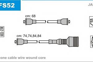 Комплект высоковольтных проводов для моделей: ALFA ROMEO (33, 33)