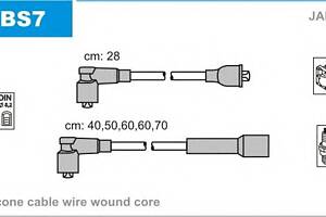 Комплект высоковольтных проводов для моделей: AUDI (100, 100,100,100), VOLKSWAGEN (PASSAT,PASSAT)