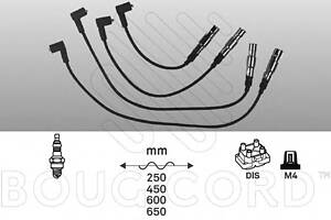 Комплект высоковольтных проводов для моделей: AUDI (A4, A3,A4,A2,A4,A4,A3,A3,A4,A4,A3), SEAT (INCA,ALHAMBRA,TOLEDO,CORD
