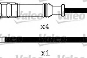 Комплект высоковольтных проводов для моделей: AUDI (A4, A4)