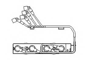 Комплект высоковольтных проводов для моделей: BMW (3-Series, 3-Series,3-Series,Z3)