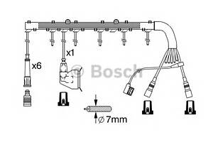Комплект высоковольтных проводов для моделей: BMW (5-Series)