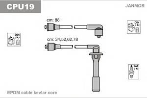 Комплект высоковольтных проводов для моделей: CITROËN (C25, C25,C25), FIAT (DUCATO,DUCATO,DUCATO,DUCATO,DUCATO,DUCATO,T