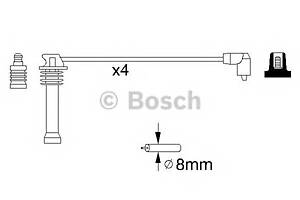 Комплект высоковольтных проводов для моделей: FORD (MONDEO, MONDEO,MONDEO,COUGAR,FOCUS,FOCUS,FOCUS,MAVERICK,TOURNEO,TRA