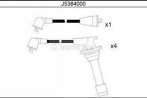 Комплект высоковольтных проводов для моделей: HONDA (ACCORD, PRELUDE)