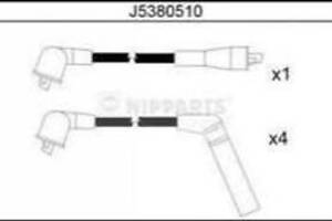 Комплект высоковольтных проводов для моделей: HYUNDAI (SONATA), MITSUBISHI (L-300,SAPPORO,GALANT)