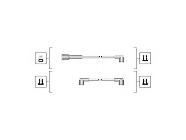 Комплект высоковольтных проводов для моделей: LADA (SAMARA)