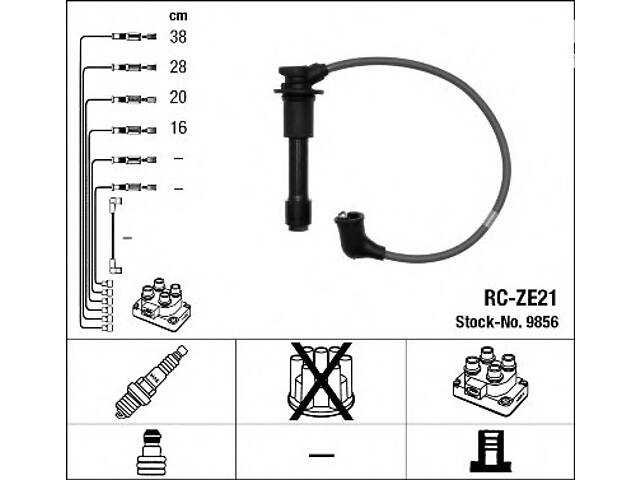 Комплект высоковольтных проводов для моделей: MAZDA (MX-5, MX-5)