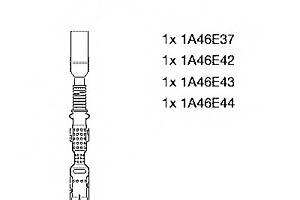 Комплект высоковольтных проводов для моделей: MERCEDES-BENZ (A-CLASS, B-CLASS)