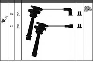 Комплект высоковольтных проводов для моделей: MITSUBISHI (PAJERO, PAJERO,PAJERO,PAJERO)