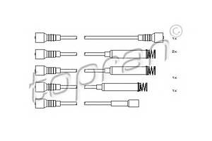 Комплект высоковольтных проводов  для моделей: OPEL (OMEGA, OMEGA,FRONTERA)