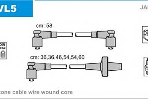 Комплект высоковольтных проводов для моделей: PEUGEOT (604), VOLVO (240,240,260,760,760,164,260,260)