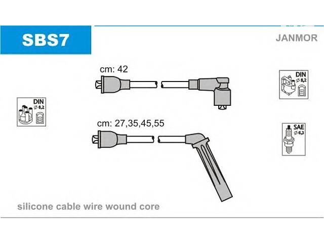 Комплект высоковольтных проводов для моделей: SAAB (900, 900,9000,9000)