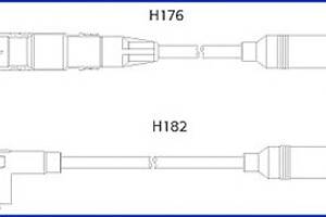 Комплект высоковольтных проводов для моделей: SEAT (ALHAMBRA), VOLKSWAGEN (SHARAN)