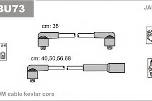 Комплект високовольтних проводів для моделей: SKODA (FELICIA, FELICIA, FELICIA, FELICIA)