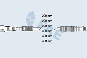 Комплект высоковольтных проводов для моделей: SMART (CABRIO, CITY-COUPE,CROSSBLADE,ROADSTER,ROADSTER)