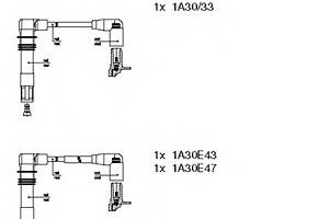 Комплект высоковольтных проводов для моделей: VOLKSWAGEN (LUPO, POLO)