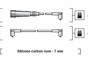 Комплект высоковольтных проводов зажигания 941318111047
