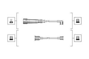 Комплект высоковольтных проводов зажигания 941319170011