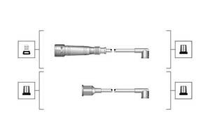 Комплект высоковольтных проводов зажигания 941319170017