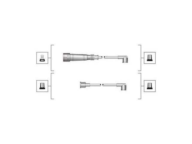 Комплект высоковольтных проводов зажигания