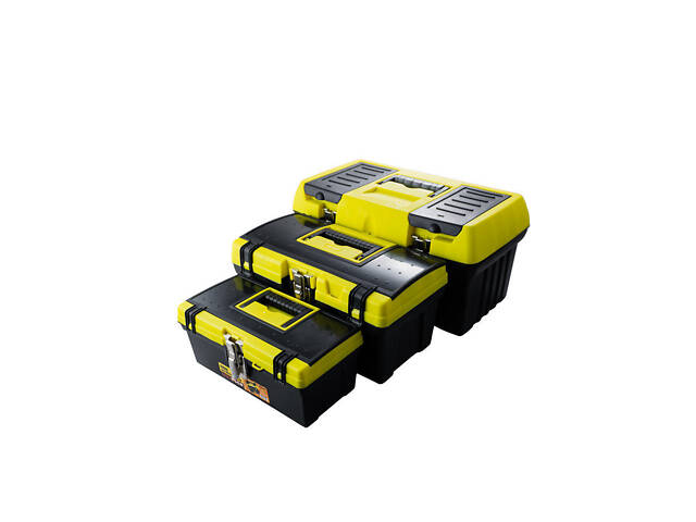 Комплект ящиків Mastertool 12.5' 16' 19' (3 шт.) Жовті (79-2001) - Фото 2