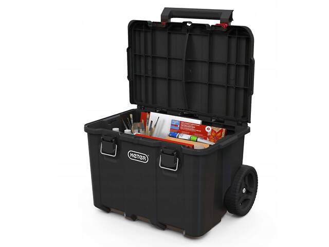 Комплект ящиків на колесах Keter Stack N Roll - Фото 4