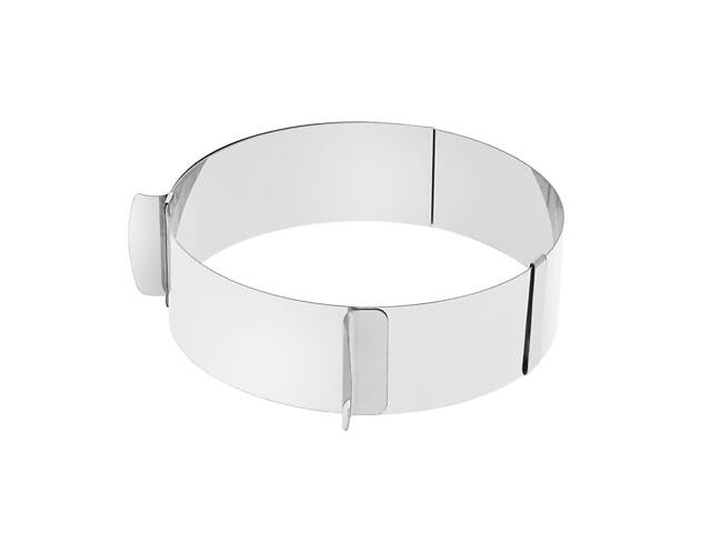 Комплект з 2 розсувних форм кільце для випікання збирання бенто-тортів та викладки салатів 12-20 см H 5 та 6.5 см - Фото 9