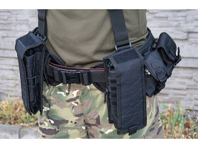 Комплект РПС з підсумками кордура чорний - Фото 2