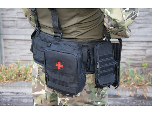 Комплект РПС з підсумками кордура чорний - Фото 6