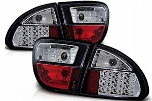 Комплект задніх ліхтарів, LED, Діоди, Tuning Black, Seat Leon I 1 1m 99-04